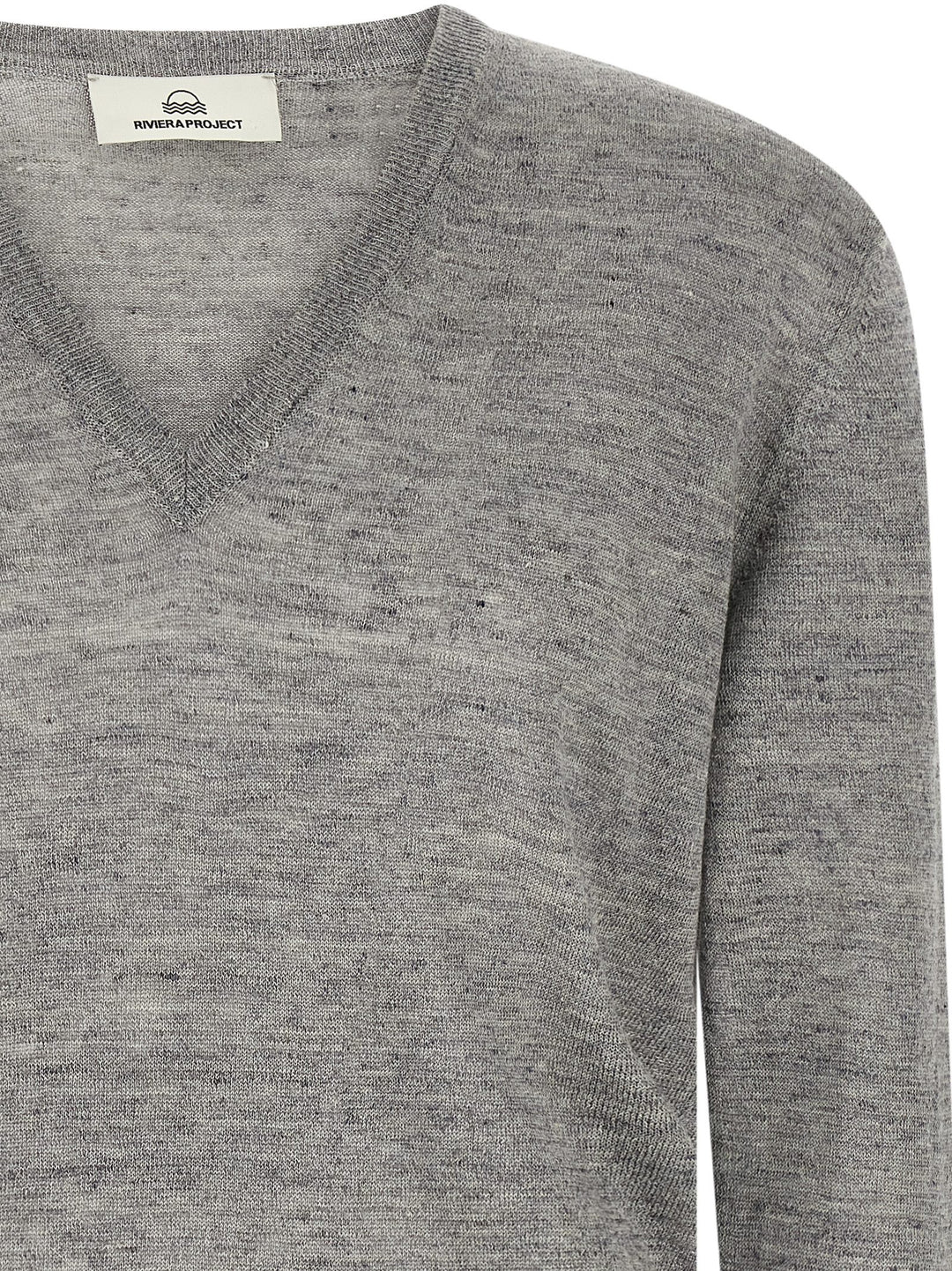 Riviera Project Linen And Silk Sweater Sweaters and Cardigans - Gray | 3d3b5ef0ae0a1f0280237db82b9931b5e2098b05