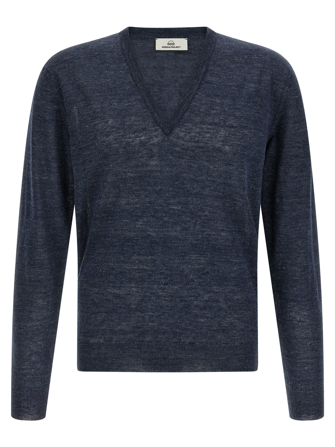 Riviera Project Linen And Silk Sweater Sweaters and Cardigans - Blue | 515ea90ffe49ae182bec03b496cddd7b41e5e02c