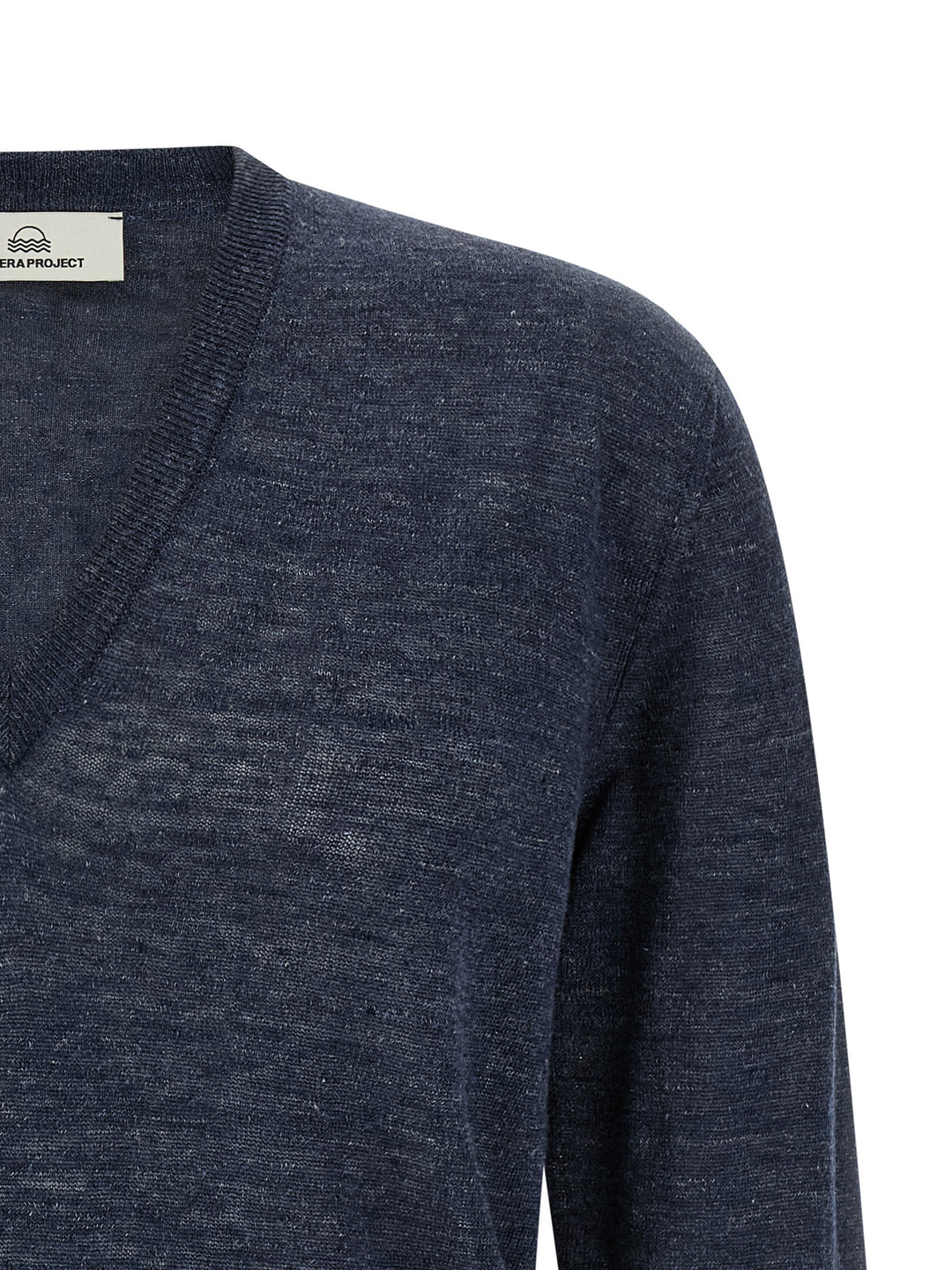 Riviera Project Linen And Silk Sweater Sweaters and Cardigans - Blue | 5054195ffff8ee2e056735146ba6c390b15289c0