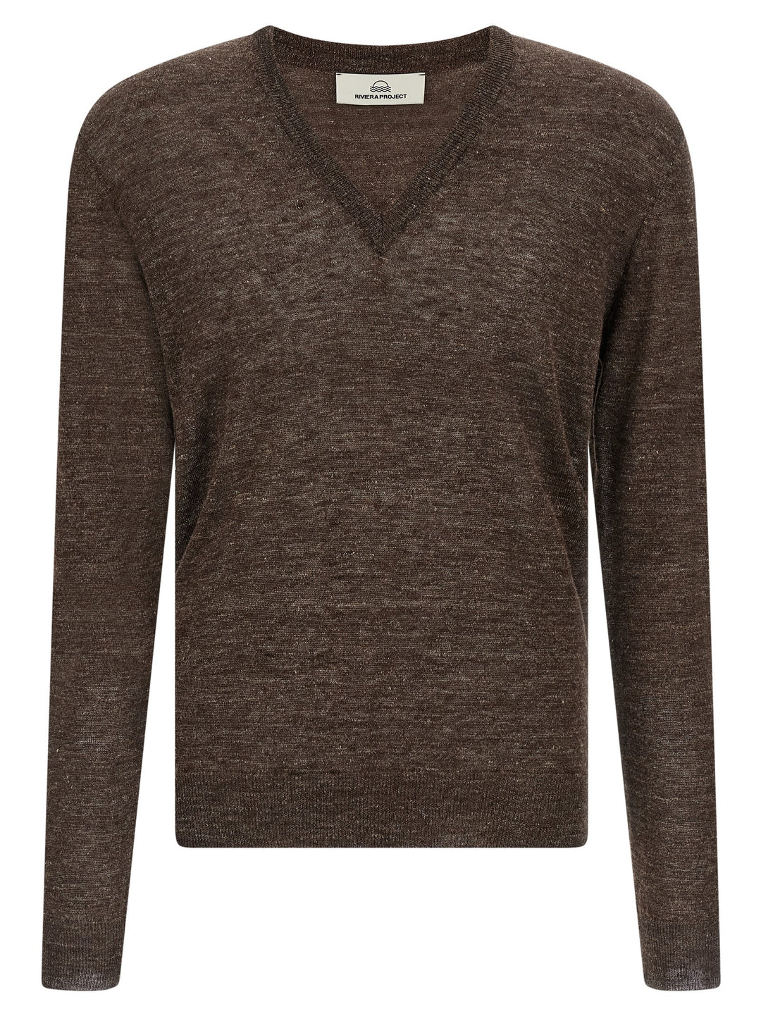 Riviera Project Linen And Silk Sweater Sweaters and Cardigans - Brown | 9984cdf9b7ae574a114e1a63a8e2722ab2d27ebc