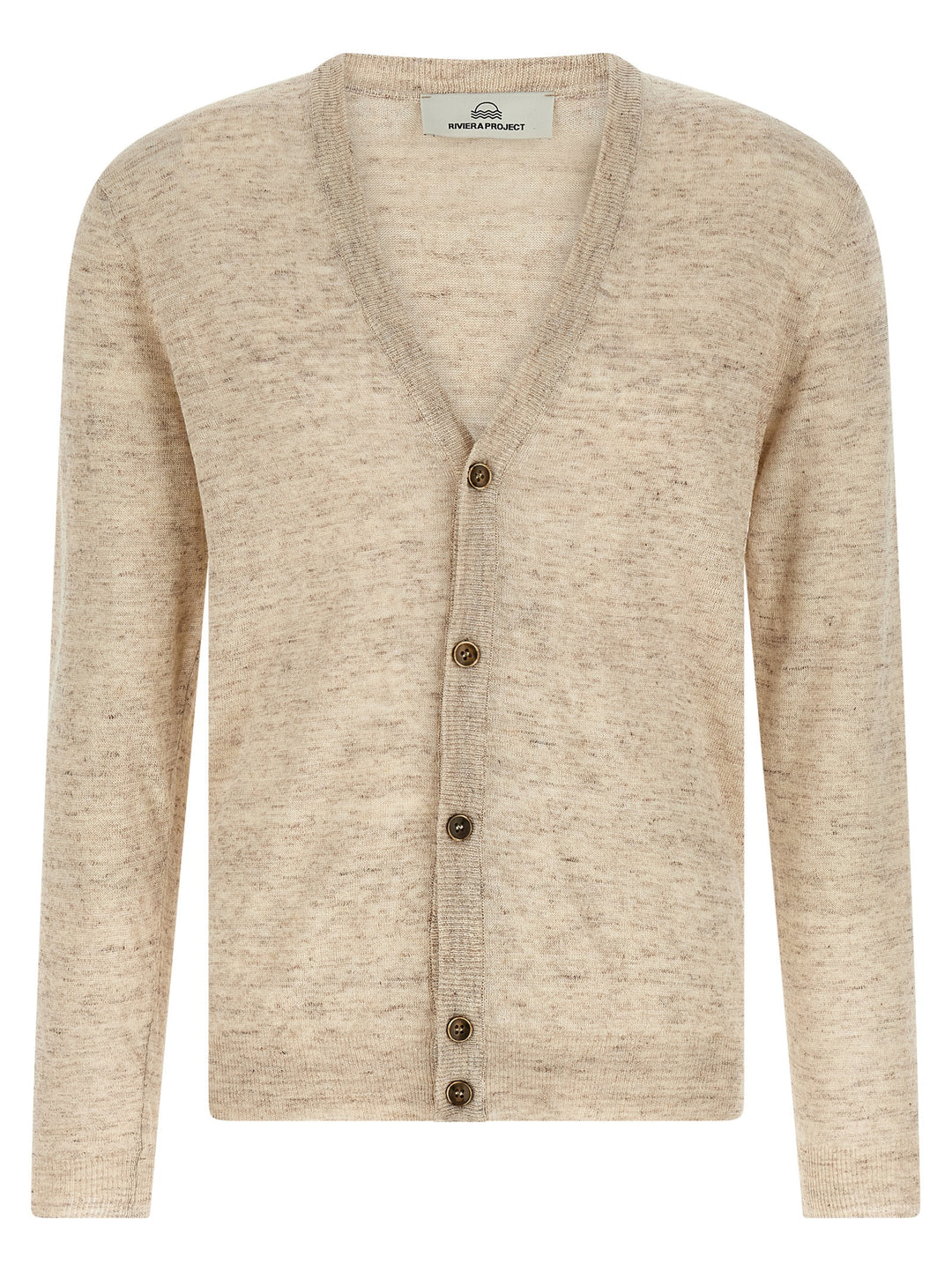 Riviera Project Linen Silk Cardigan Sweaters and Cardigans - Beige | 74b6b1486c4ce4ac16ba4f8e0e43b2c7839754b8