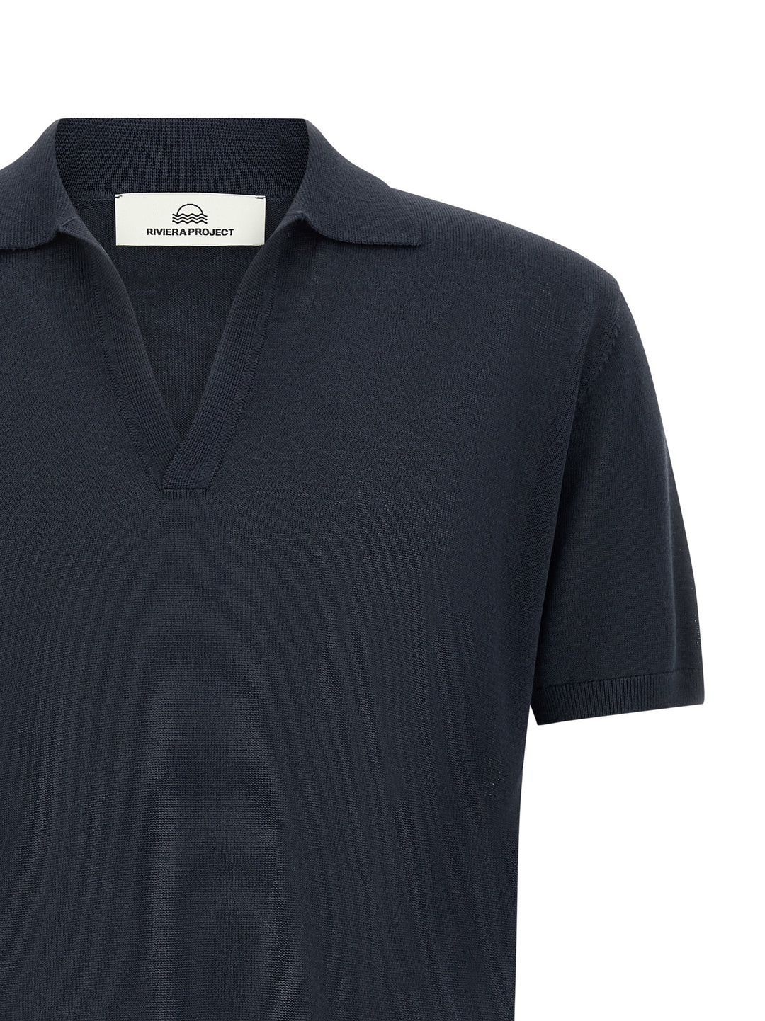 Riviera Project Open Collar  Shirt Polo - Blue | d6fc78ca6113934533f2cd85d29fe88da91c5f61