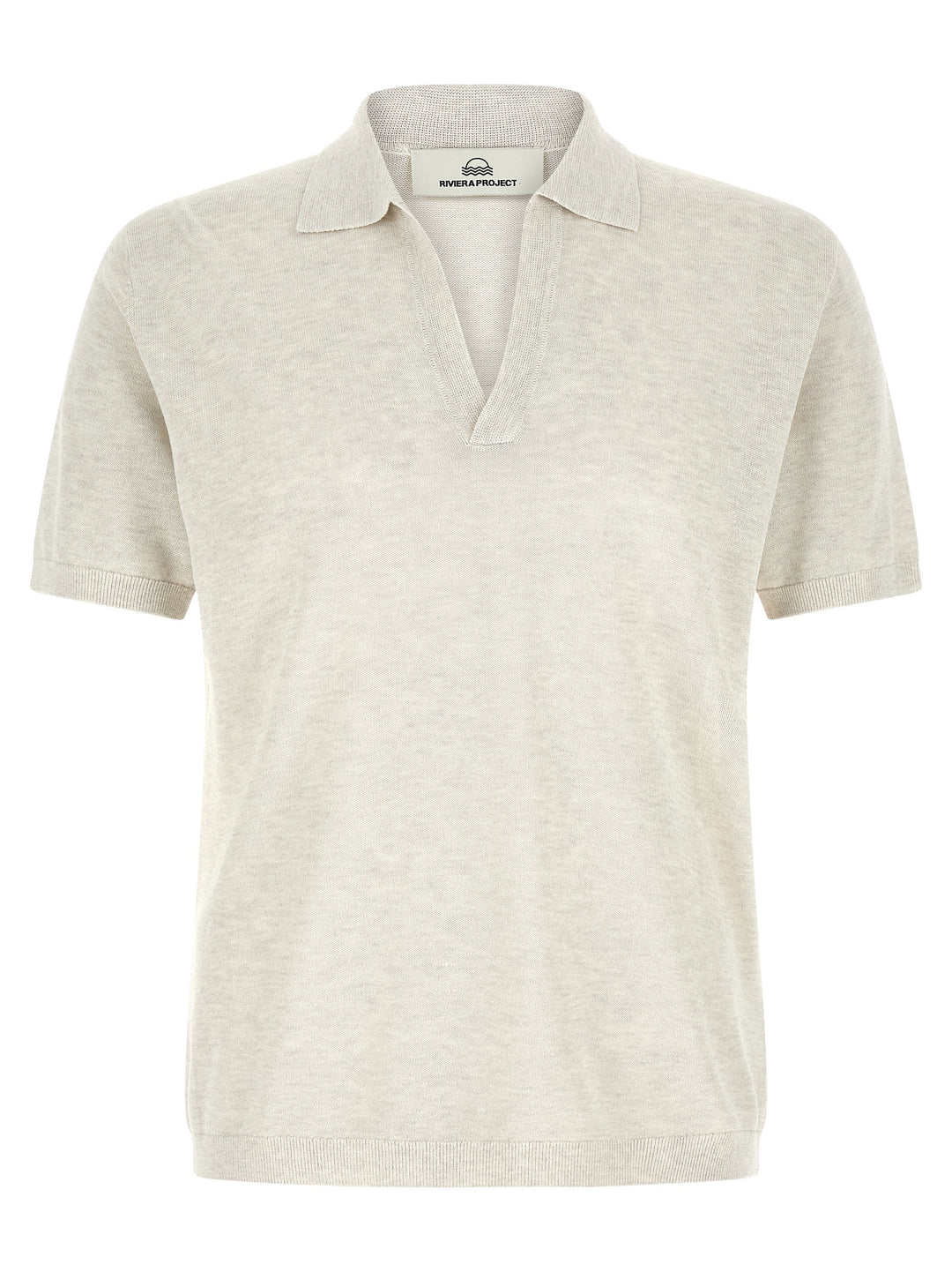 Riviera Project Open Collar  Shirt Polo - Gray | 0a26bfde015de2333724f047f1c82266e4e9c8bf