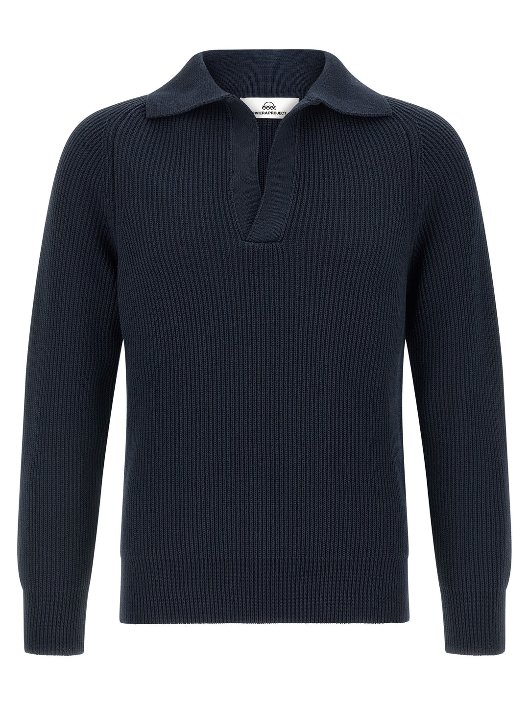 Riviera Project Polo Sweater Sweaters and Cardigans - Blue | 69ceedc253e80200ee520d6e5e22a40d0462b149