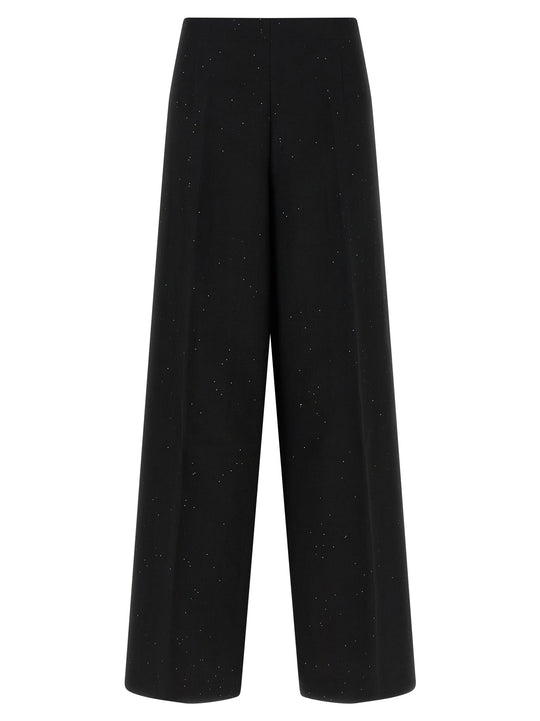 Micro Sequin Pants Black