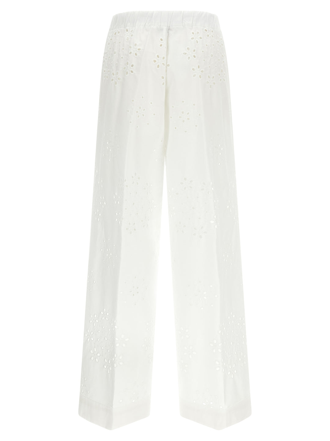 Herno Broderie Anglaise Pants - White | 67648cced031e67c348e32e7e9343ba2e5454534