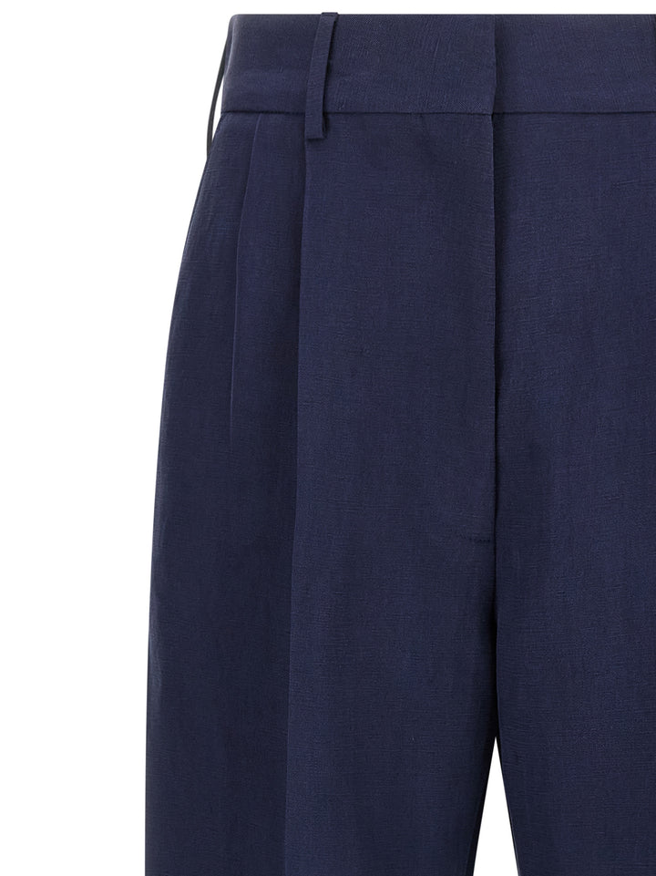 Blazé Milano Savannah Fox Pants - Blue | 990947207626b8114bb0aad88092a5677c2f0542