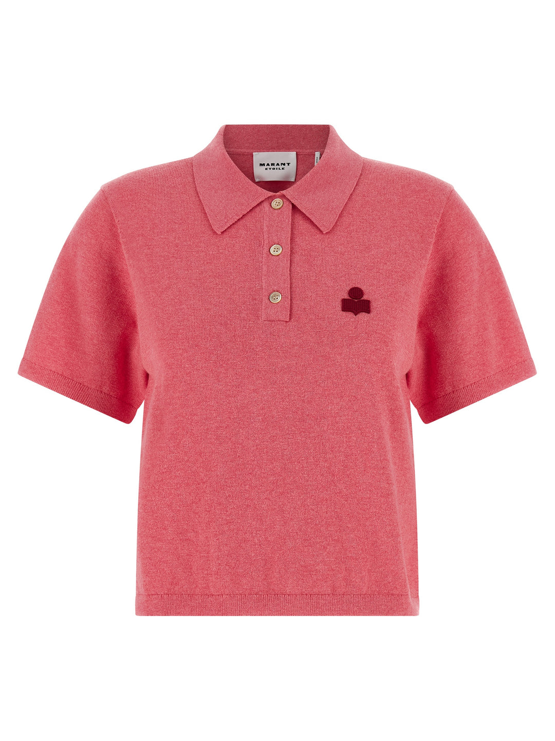 Marant Etoile Althea Polo - Pink | 41a35b5f682423fad2945c1084548e0016e7ba8d