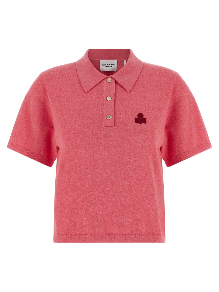 Marant Etoile Althea Polo - Pink | 41a35b5f682423fad2945c1084548e0016e7ba8d