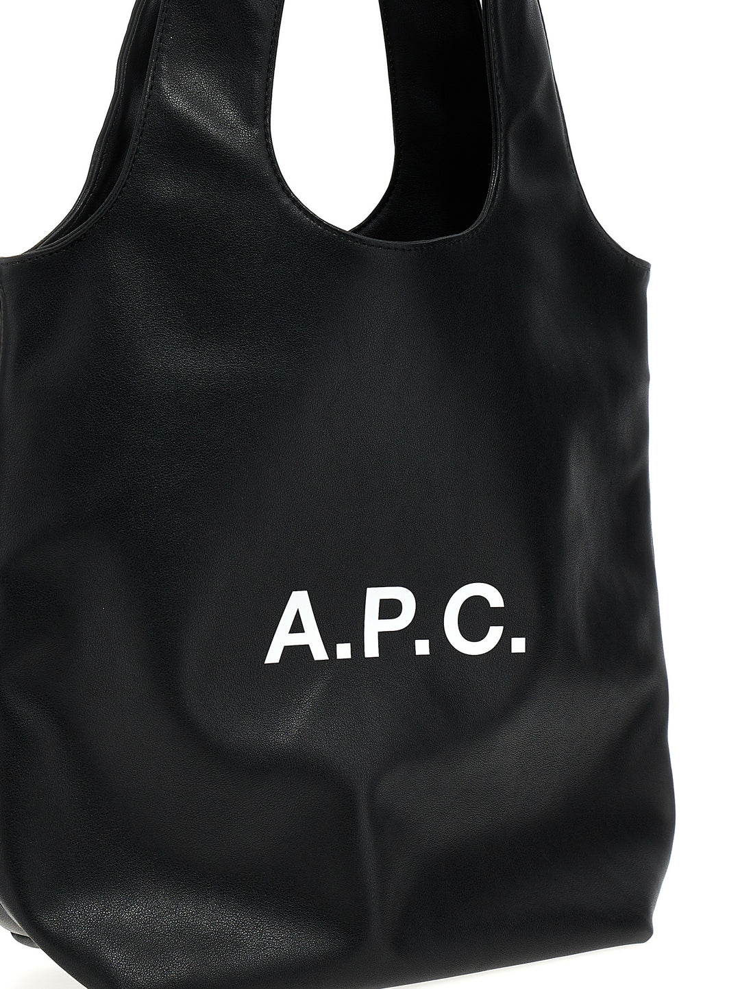 A.P.C. Ninon Tote Bag - White/Black | 58f9118cfbda0a5058e7101810f9b552ddf7d049