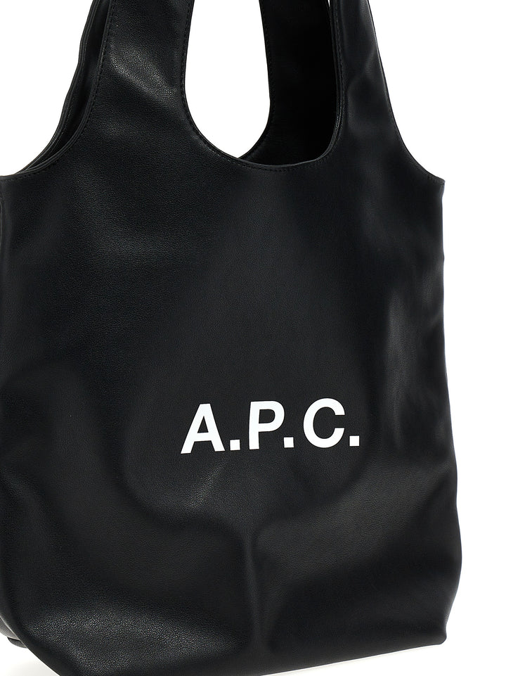 A.P.C. Ninon Tote Bag - White/Black | 58f9118cfbda0a5058e7101810f9b552ddf7d049