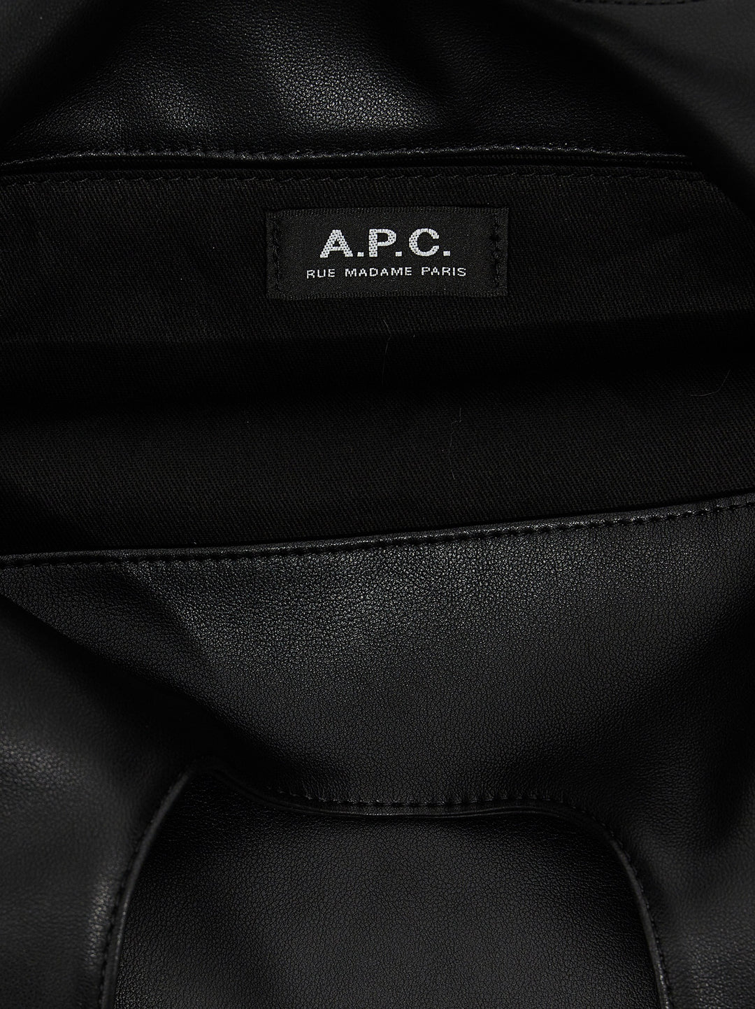 A.P.C. Ninon Tote Bag - White/Black | c00ed2c418ea6a2af3ff78d38b0073f2aa4444da