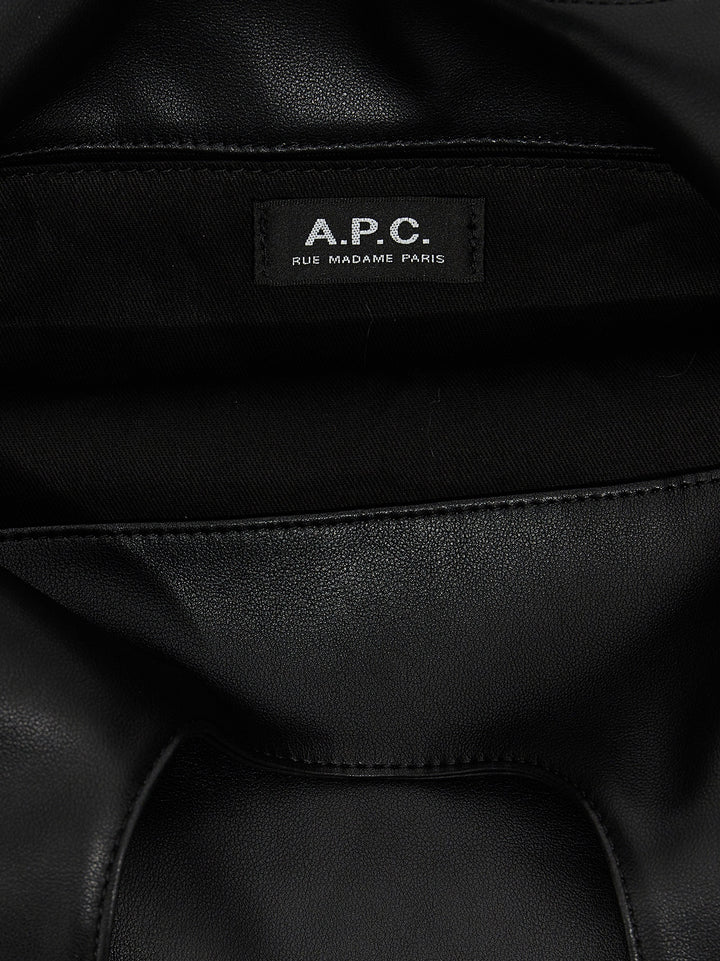 A.P.C. Ninon Tote Bag - White/Black | c00ed2c418ea6a2af3ff78d38b0073f2aa4444da