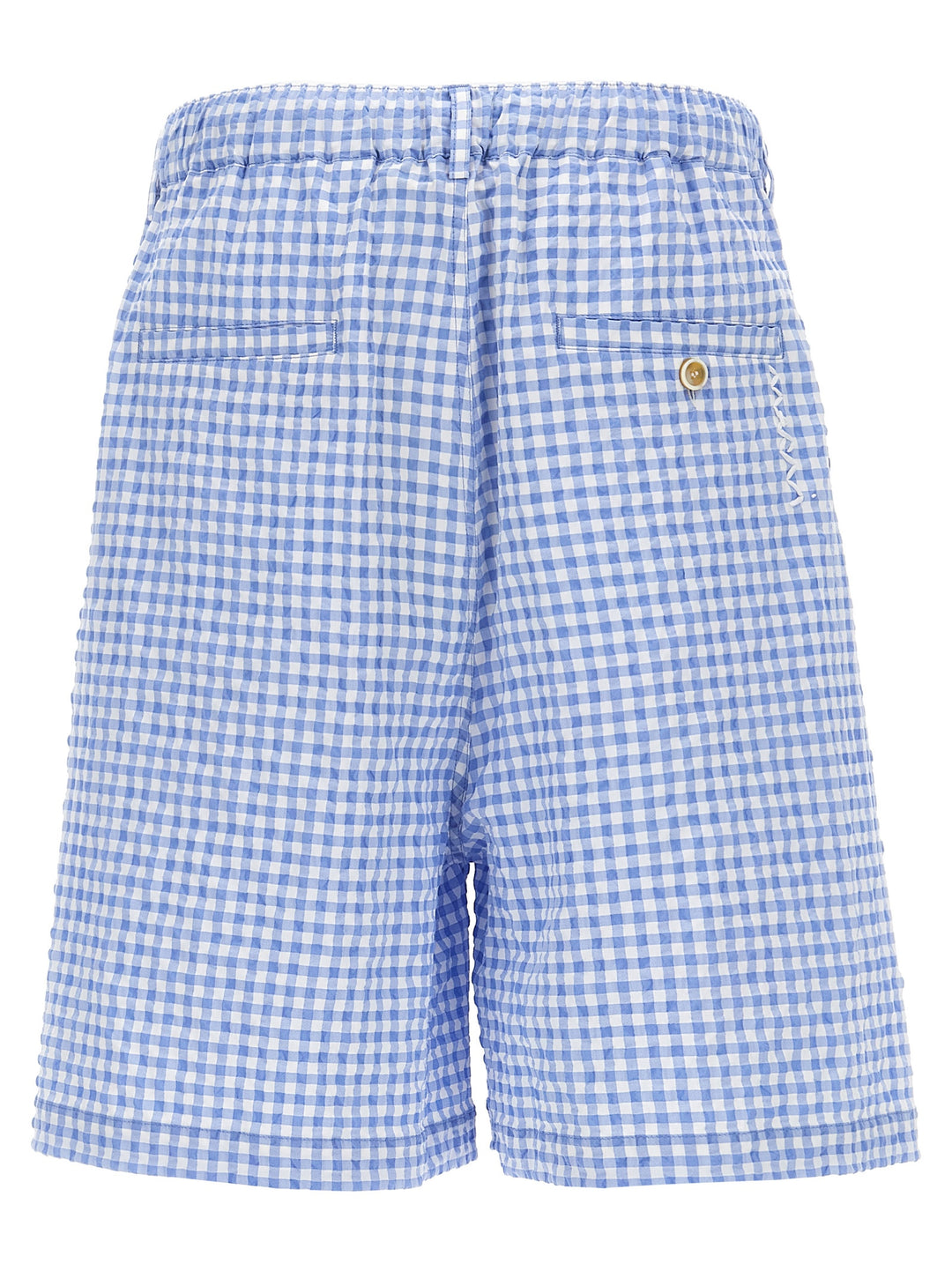 Marni Vichy Bermuda Shorts Bermuda and Short - Light Blue | ca488fb6918e9720d78bbbe1cfe1bde8057f90d6
