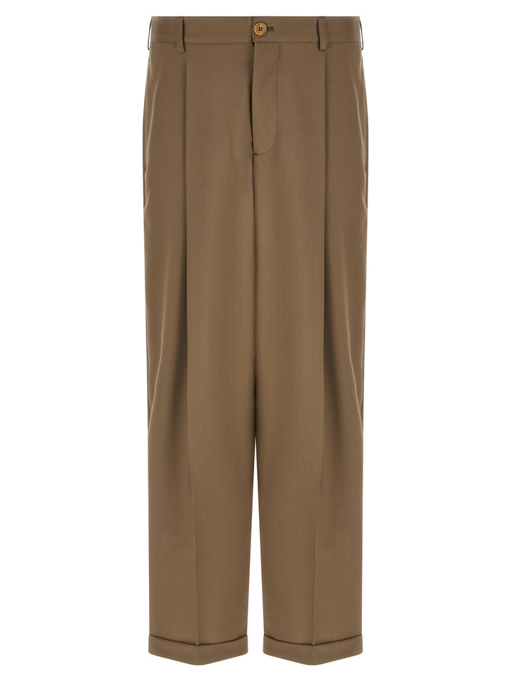 Marni Cool Wool Pants - Beige | 4fb97365789927a994d767a0199dca499f04a542