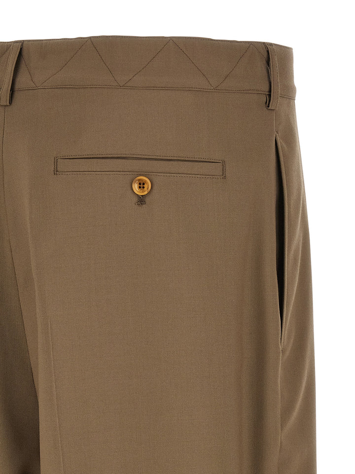 Marni Cool Wool Pants - Beige | 58f162c5e212f4e035675cc639e47ee99c9c1a6f