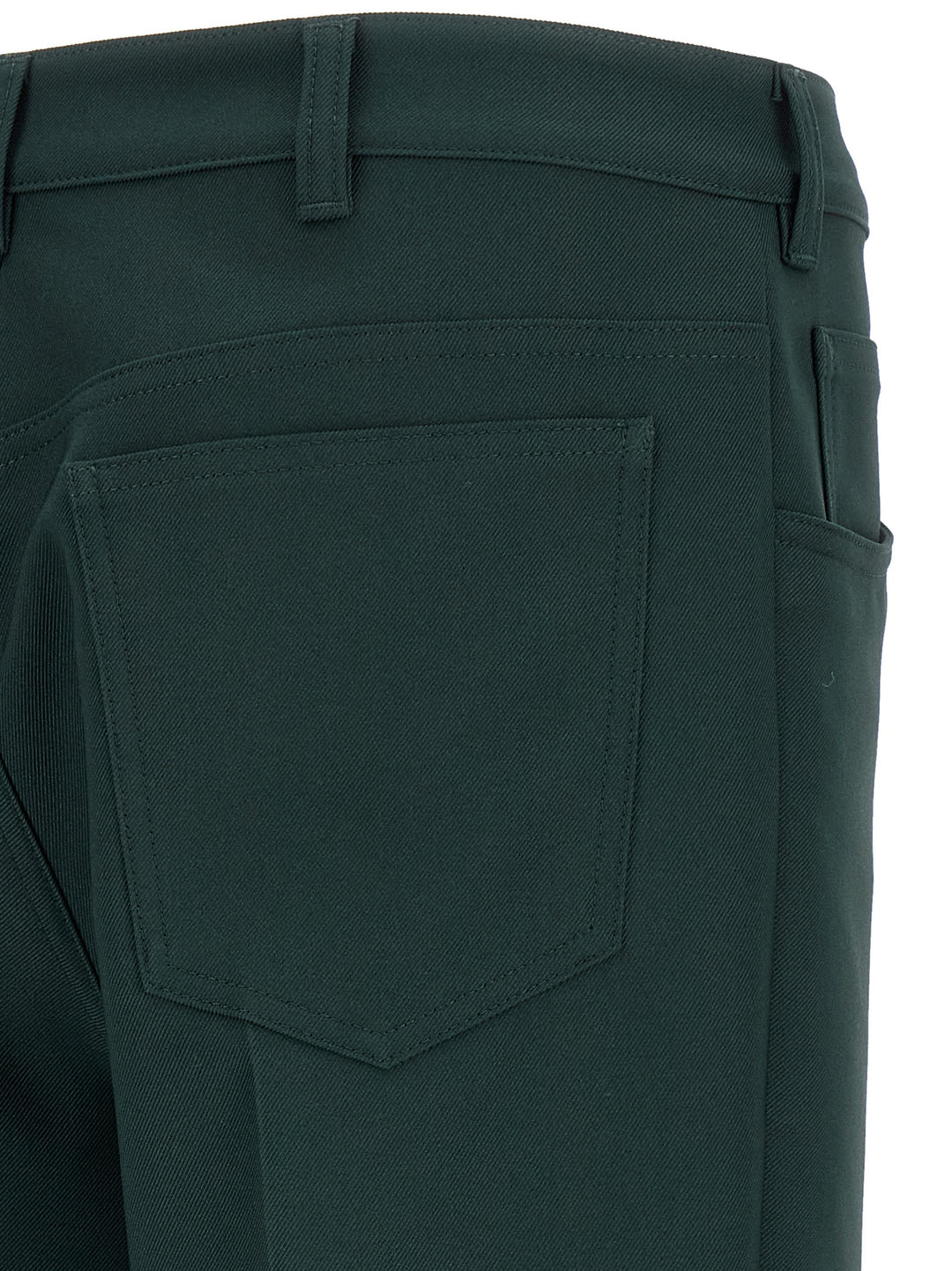 Marni Technical Twill Pants - Green | 7baca51af49aa94e7245d712a60f24284bdf0328