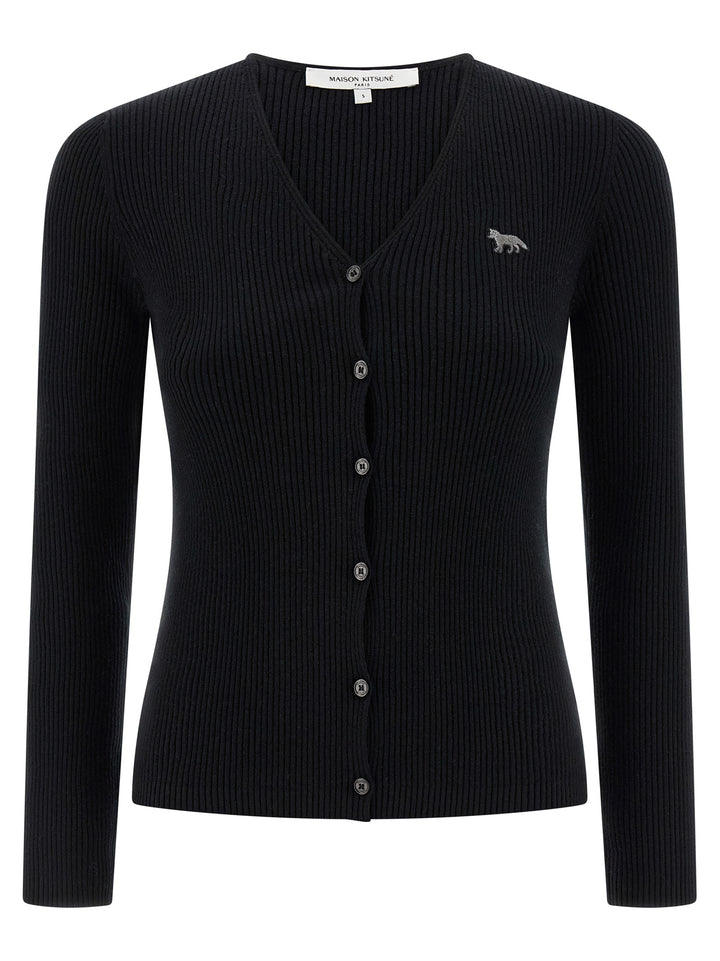 Maison Kitsune Baby Fox Sweaters and Cardigans - Black | 9f86dfcb1eef6160e99a7e5434a2e2c53a04e54f