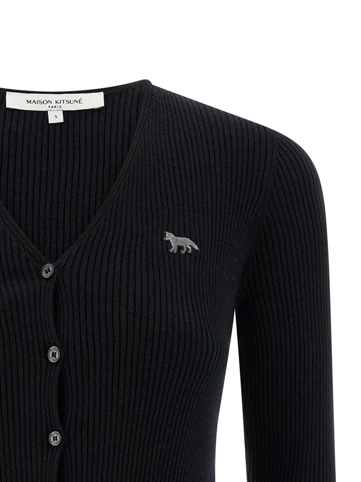 Maison Kitsune Baby Fox Sweaters and Cardigans - Black | 45fef6e62079fd8bab2bfe033a697d49825e0124