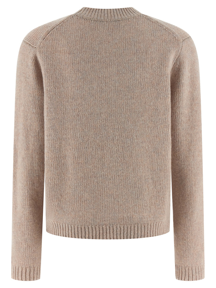 Maison Kitsune Dressed Fox Sweaters and Cardigans - Beige | 060ab4eafb153361e0c1ac9192590f826f01d715