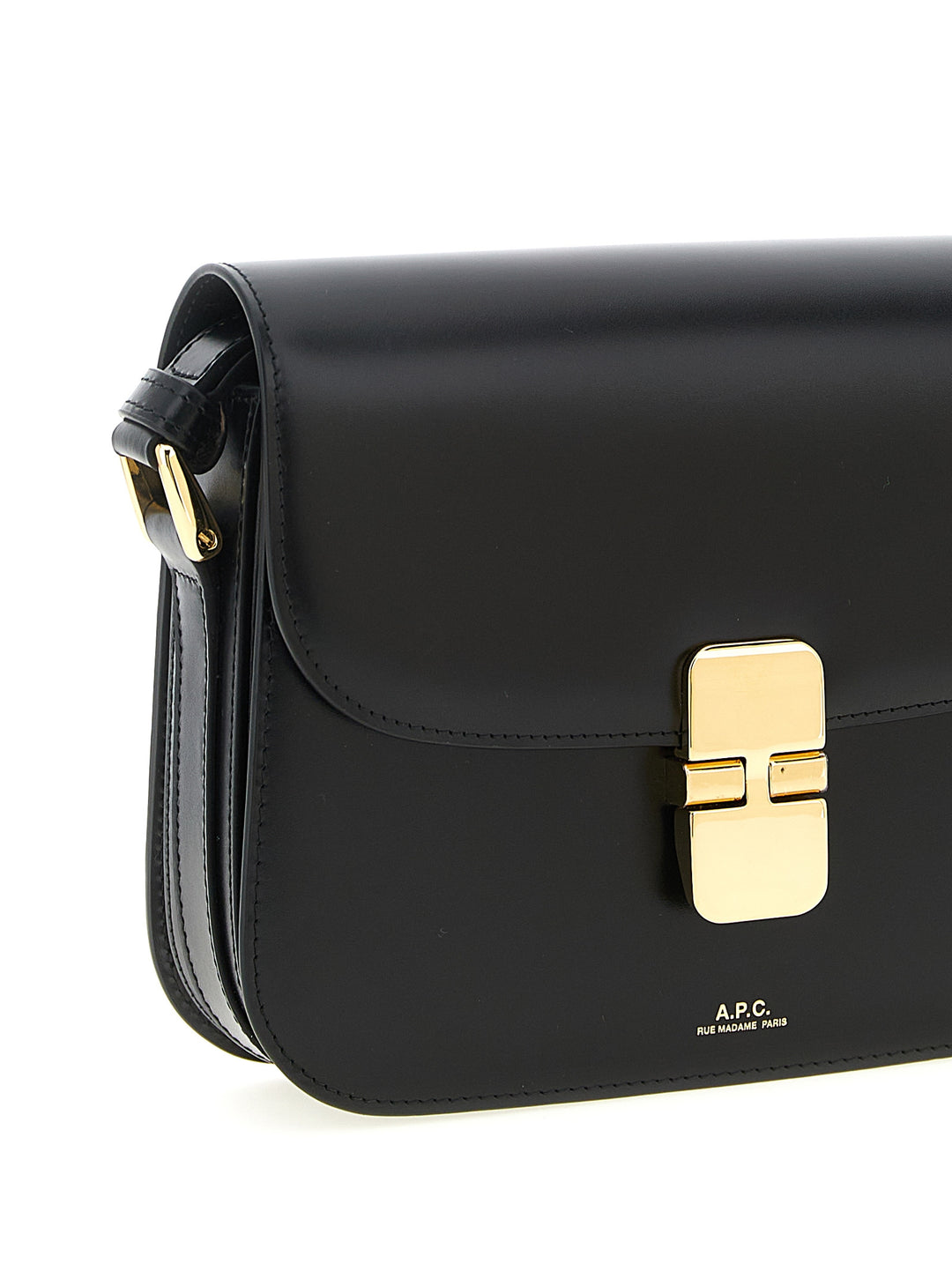A.P.C. Grace Small Crossbody Bags - Black | dba8e5b6397f4e148f344224157d7e50ba620ac4