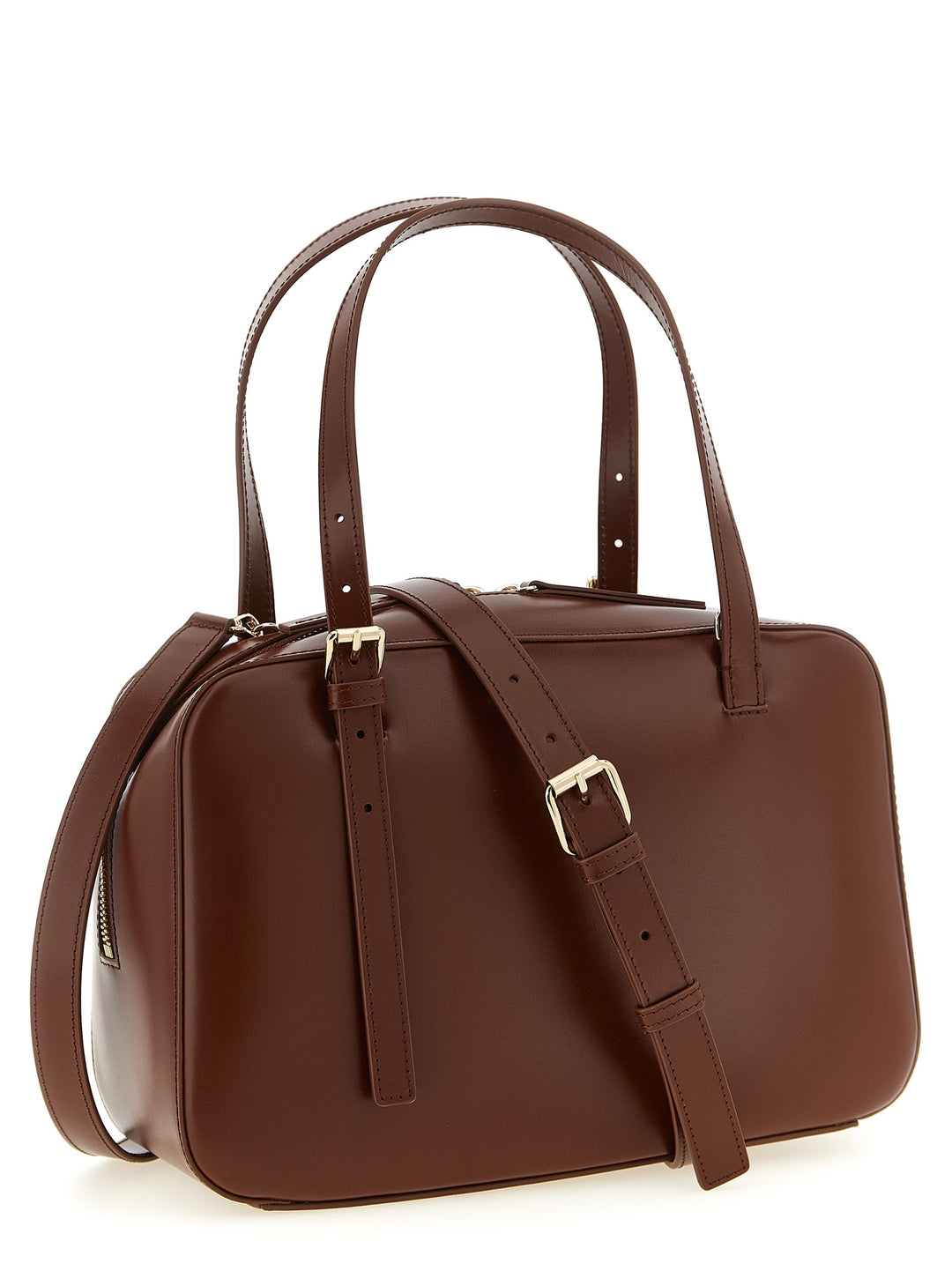 A.P.C. Virginie Box Hand Bags - Brown | 6a8248179429cbd7f3d45f850974ca6cb321d761