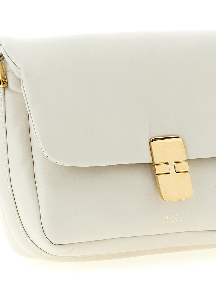A.P.C. Grace Soft Crossbody Bags - White | 47d5fe0aebb53474e9b33419fc2d141038b16825