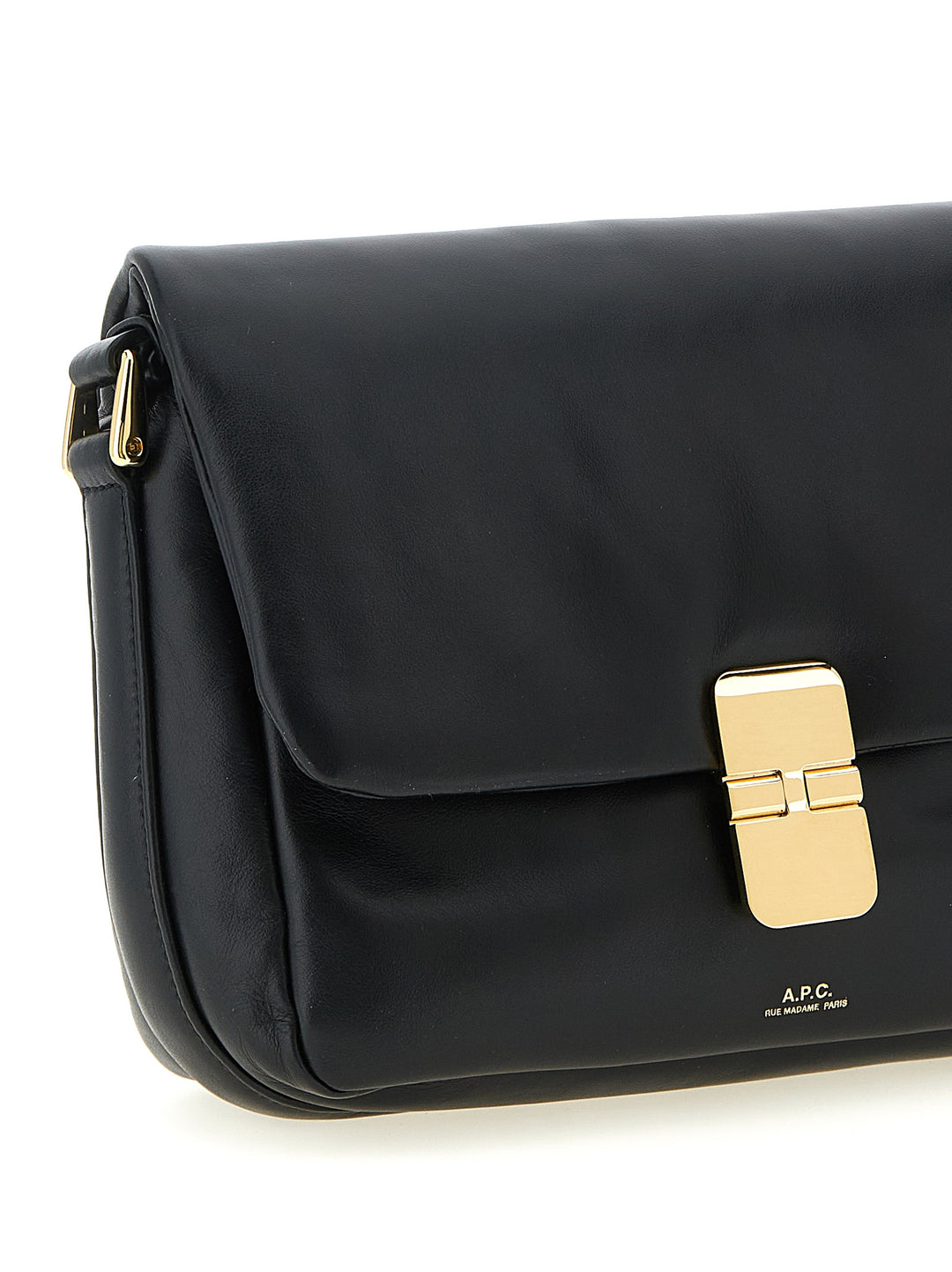 A.P.C. Grace Soft Crossbody Bags - Black | 71fd5c751b698ccf1191c43cf71ecd21dce37f6d