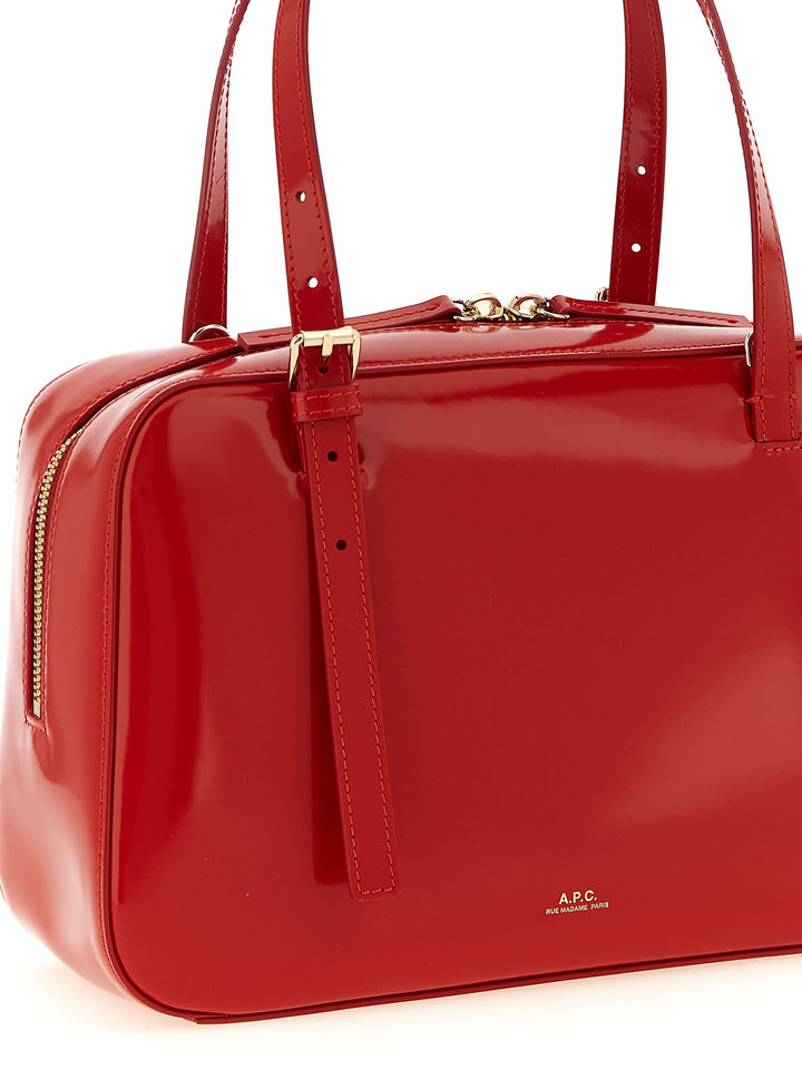 A.P.C. Virginie Box Hand Bags - Red | 2a04f381dc2d4052fb90fadf43a2464054d8784d