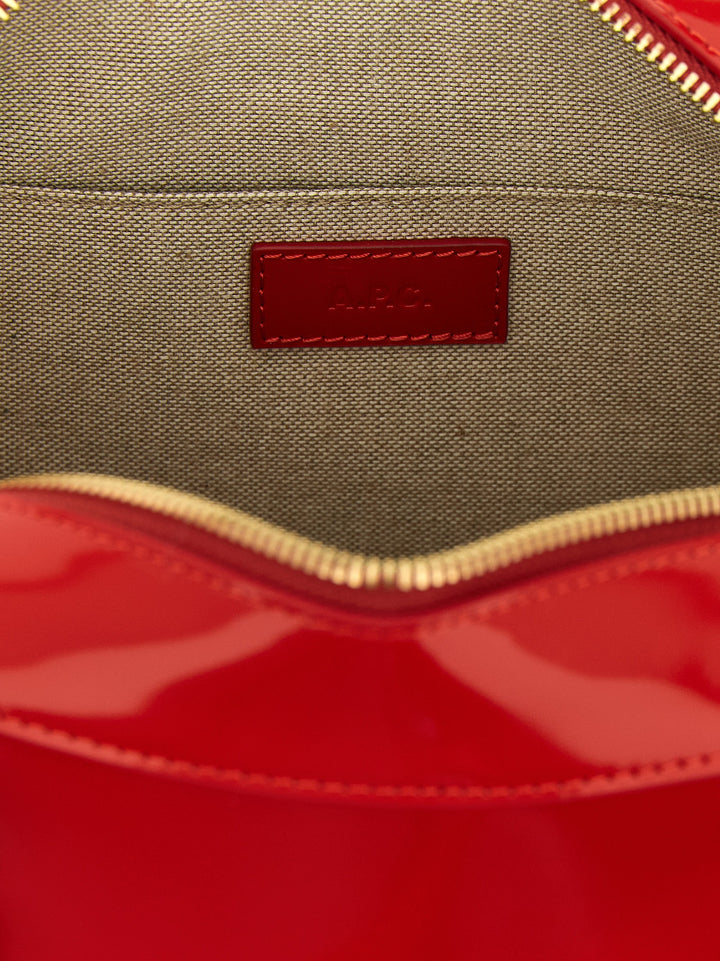 A.P.C. Virginie Box Hand Bags - Red | b63da5c934bed6c4d151a4e33ab4a97bd01974ee