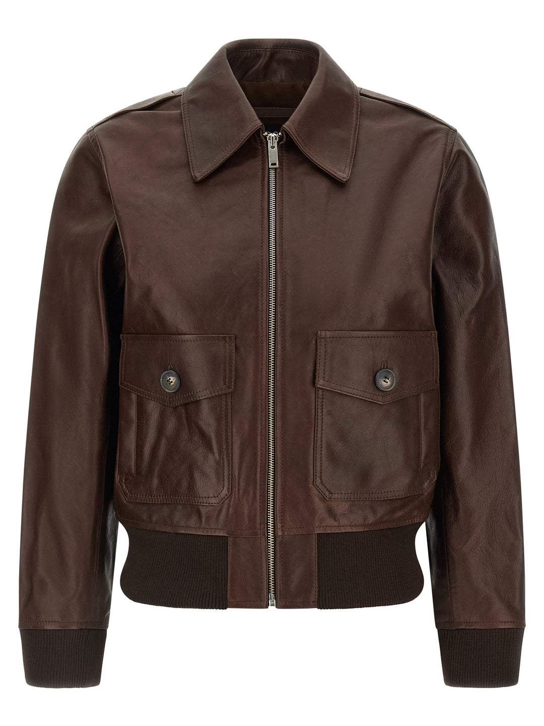 A.P.C. Gaelle Puffer Jackets - Brown | 8624f308f1ea70aa50fdb5b7beb1c14cfc255608