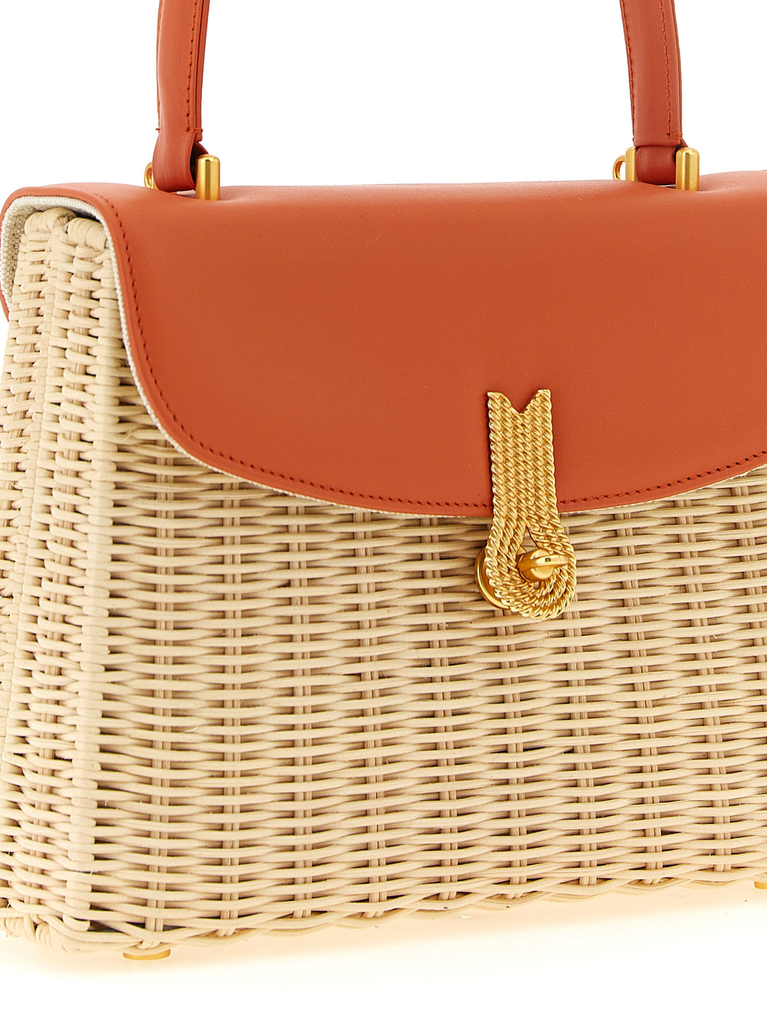 Daniele Amato Queen Rattan Hand Bags - Orange | ad11b701a3784876280d606e3b1c22686416816e