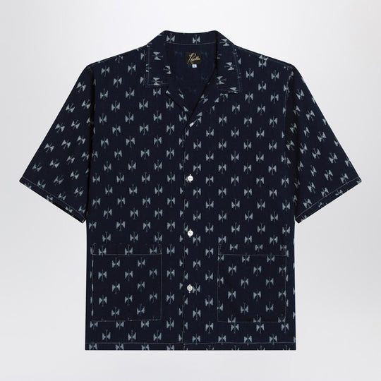 Blue Denim Shirt With Bow Ties