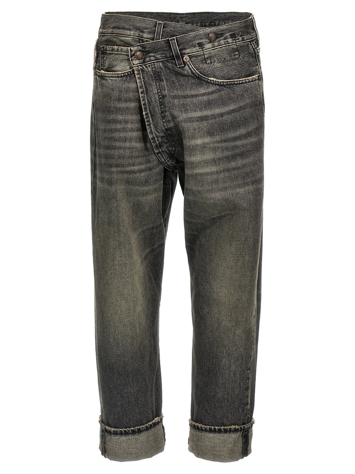 R13 Cross Over Jeans - Gray | e1723b0406c8b5b0f067ec696b0ead5784bc70ab