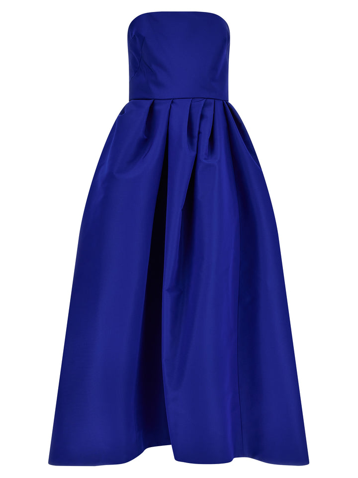 Carolina Herrera Silk Dress Dresses - Blue | 5f9ecff7e3bff01d88eccea294e401757d683a26
