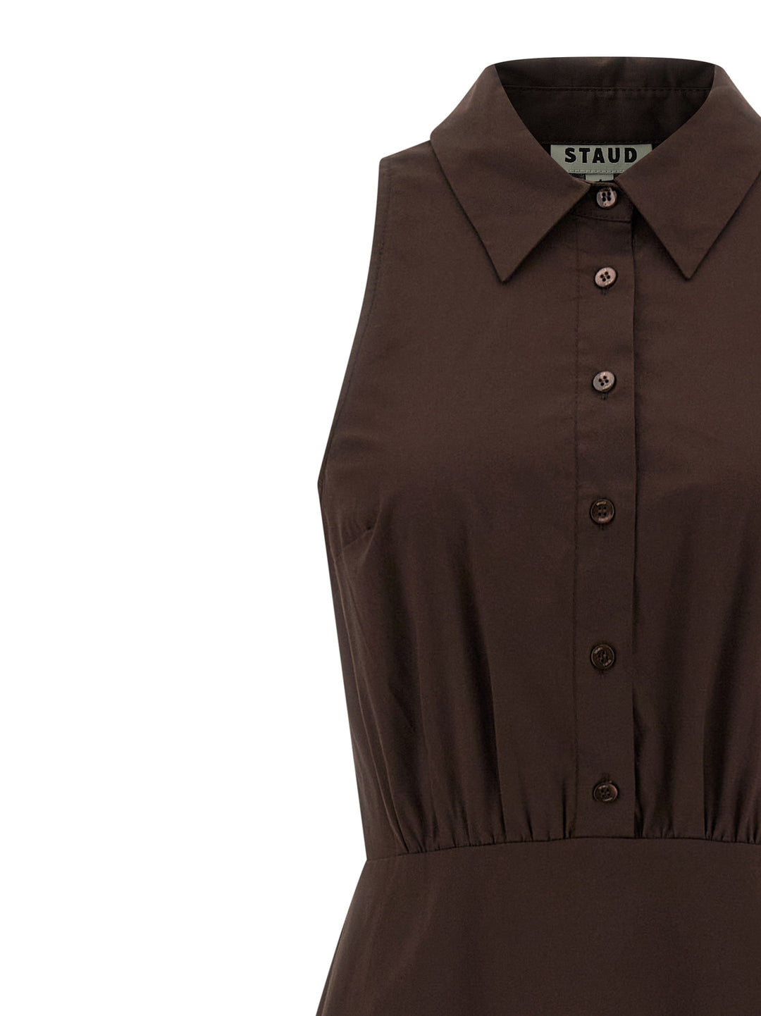 Staud Romy Dresses - Brown | dde23349d34f60d1477592a9c16bd0792e82d78d