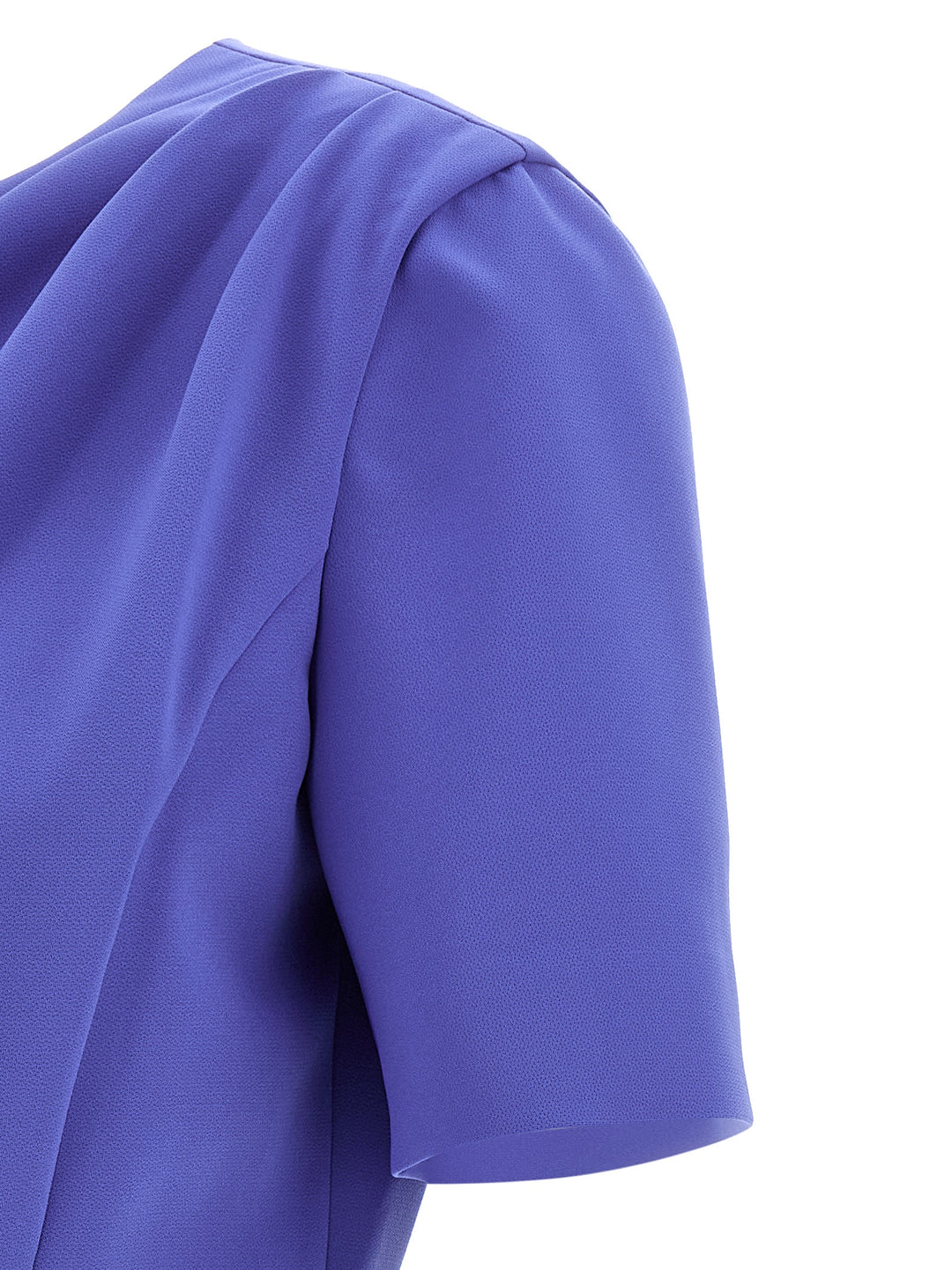 Carolina Herrera Draped Dress Dresses - Blue | c341eda609153b8914045b94d1fb1675ffcd8ddc