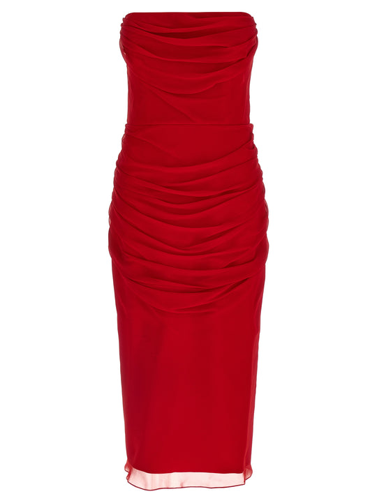 Chiffon Dress Dresses Red