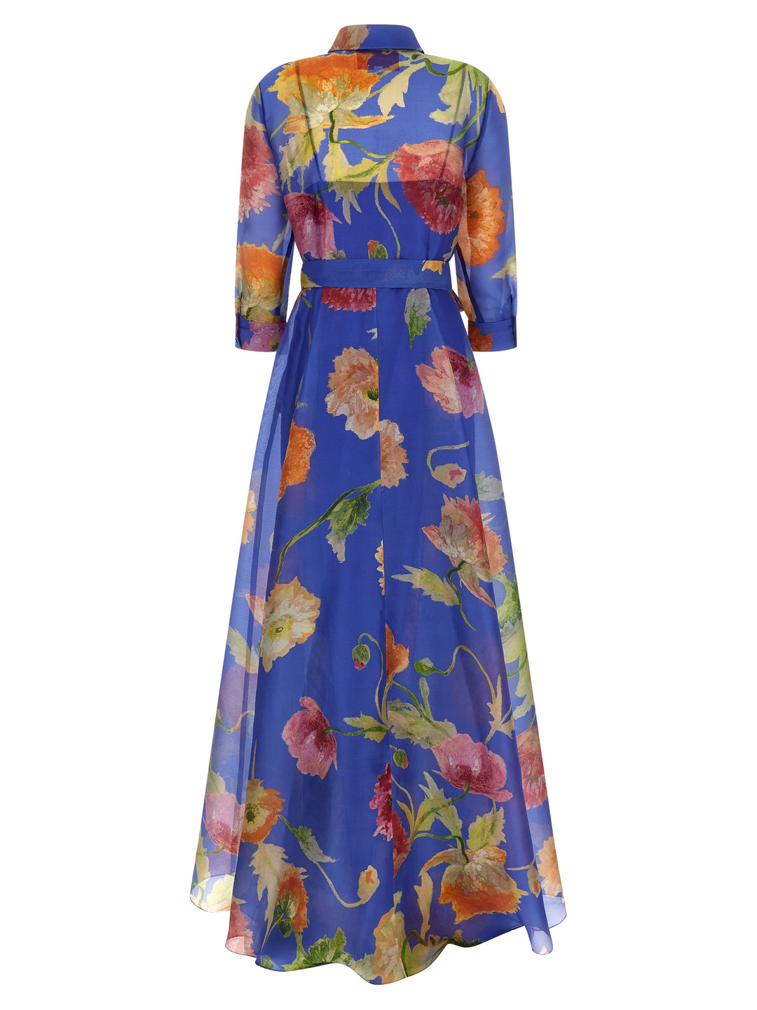 Carolina Herrera Trench Coat Dress Dresses - Blue | 603347c73c3d852e20e40038027d07af7532a560
