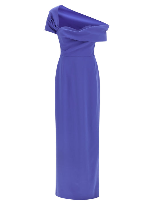 Column Dress Dresses Blue