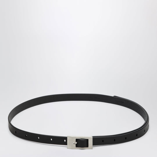 Mini Stooges Black Leather Belt