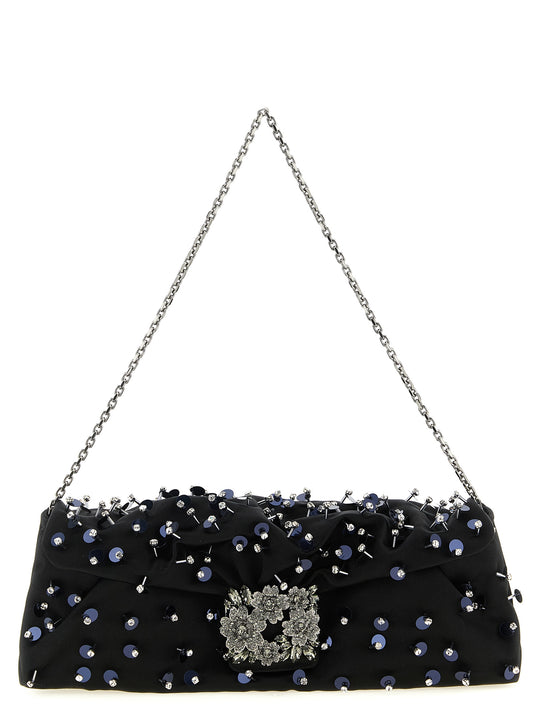 Efflorescence Clutch Black