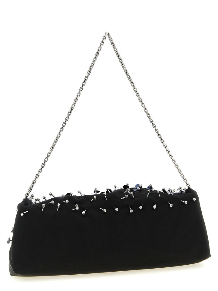 Roger Vivier Efflorescence Clutch - Black | 8e0425863a8c6e6a74d5a144f441fc8ee2f56732