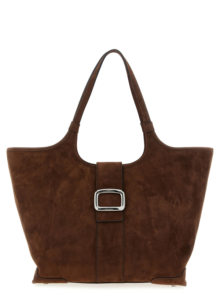 Roger Vivier Viv Tote Bag - Brown | c42760ecbe32ebe8839970458cc6729eb8f264ac