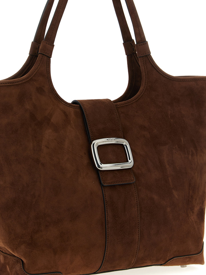 Roger Vivier Viv Tote Bag - Brown | 813f5f5dd3caae9c49eeb571a86aa536d994f44b