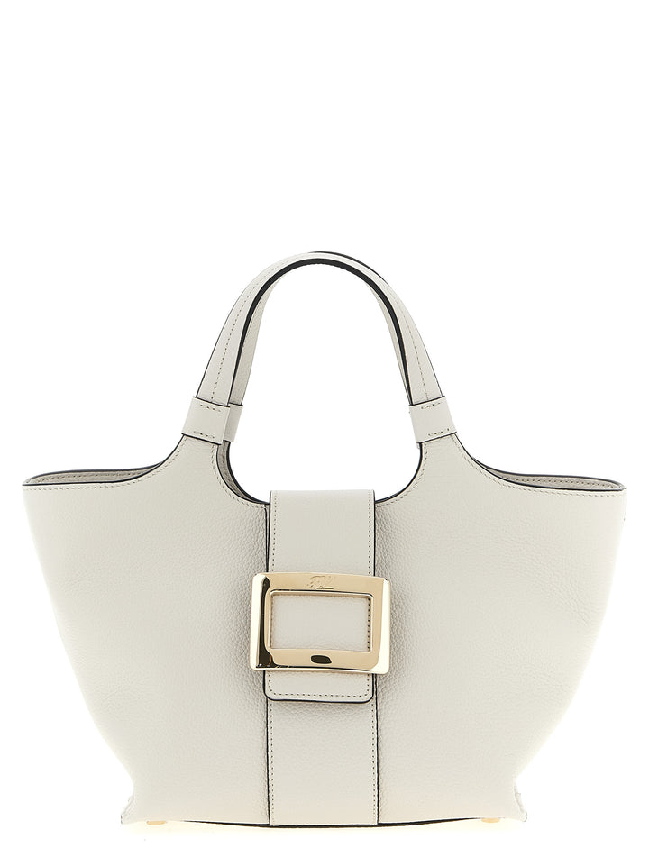 Roger Vivier Belle Vivier Tote Bag - Gray | 40d5ff76725459fe9758561a49930759bc1d83b2