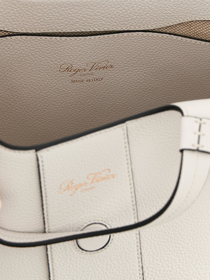 Roger Vivier Belle Vivier Tote Bag - Gray | 2ebf39412bf59c938d70a09d901ed51dca360f95