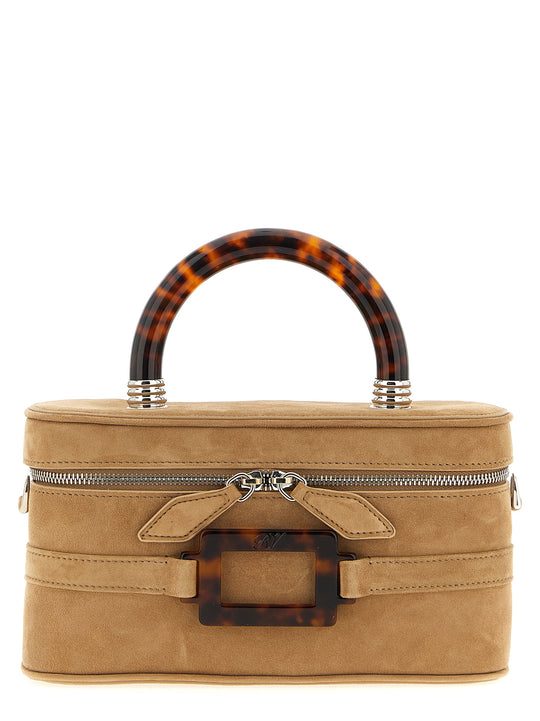 Belle Vivier Vanity Hand Bags Beige