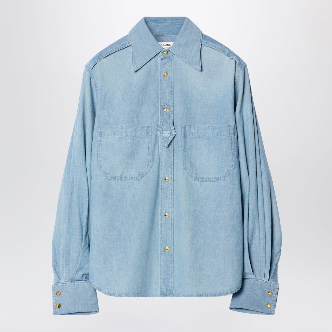 Celine Shirts & Tops - Light Blue | 769bf2c1fc36e5ca8ea89ee38009896c8ab864fd