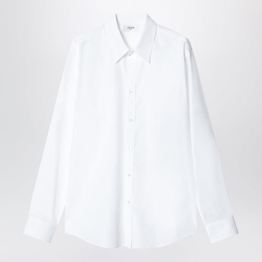 Classic White Cotton Poplin Shirt